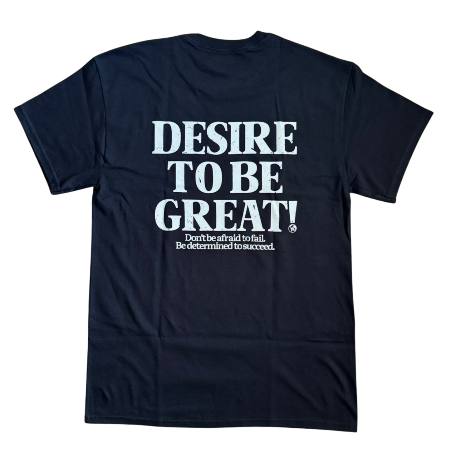 CALL ME AMBITIOUS TEE "DISTRESSED BLACK"