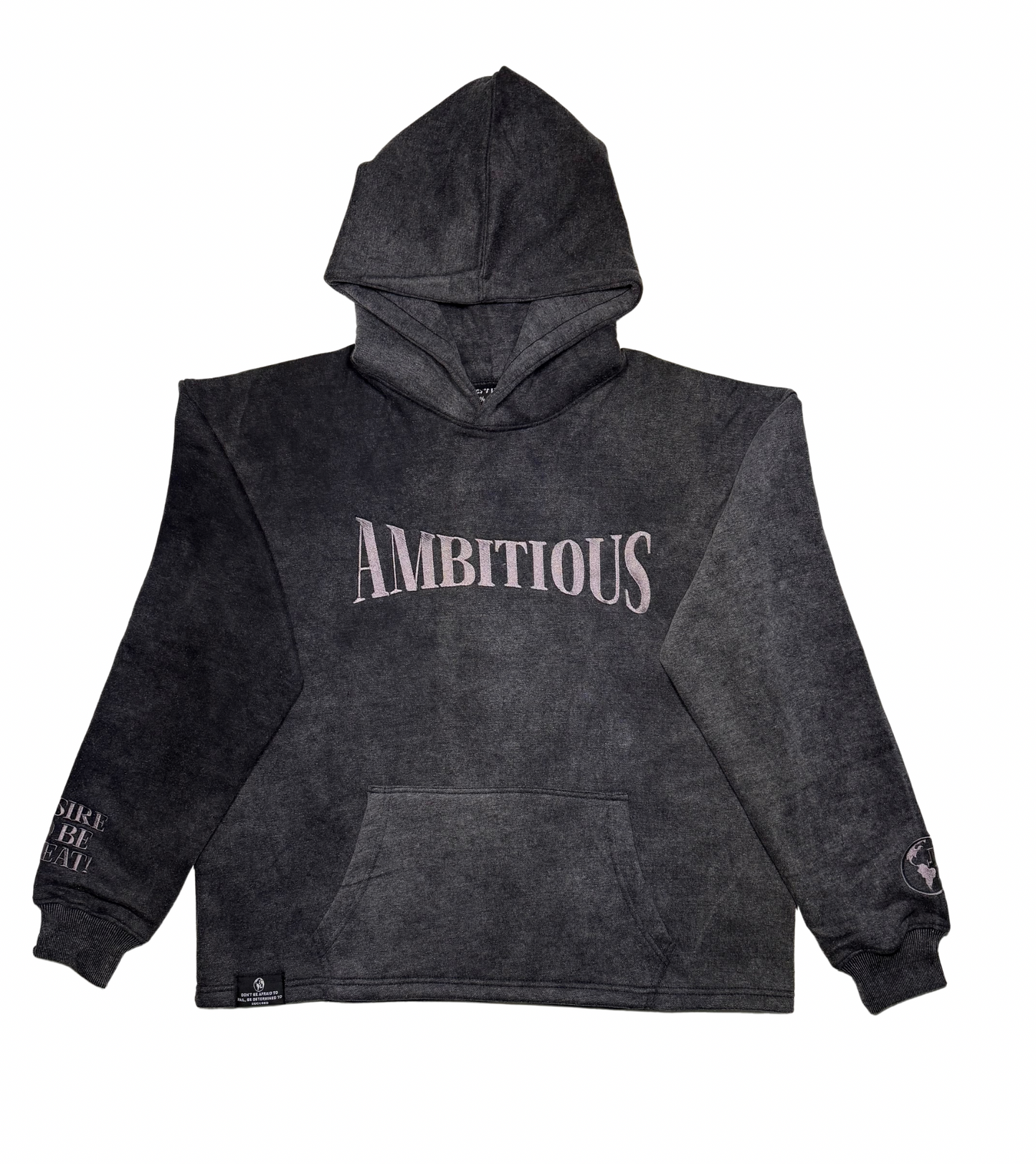 CALL ME AMBITIOUS EMBROIDERED HOODIE